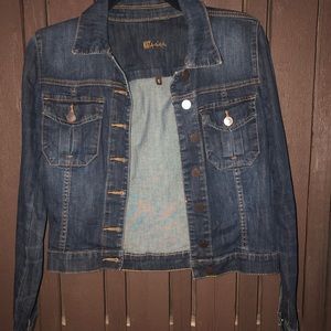 Kut from the Kloth medium wash denim jeans jacket
